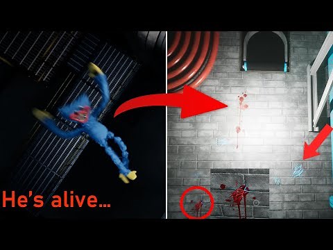 Huggy Wuggy's remains found after he fell in Chap 1- Poppy Playtime: Chapter 2