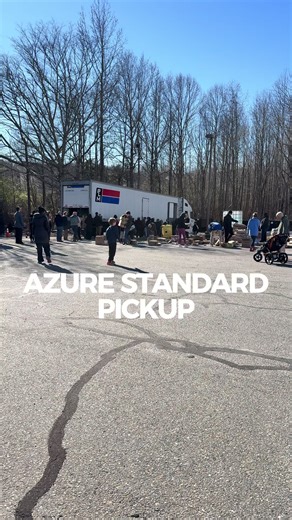 One of my most frequently asked questions is “where do you buy your grains?” Azure! This is what our monthly pickup looks like typically: #azurestandard #homemade #fromscratch #familyof6 #momof4