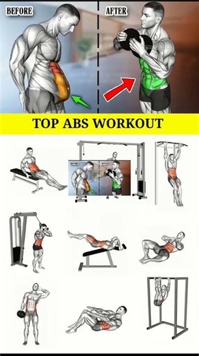 Machine Abs Blast 💥 | Sculpt Your Core at the Gym