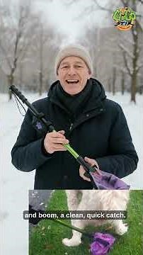 GOGO Stick Poop Catcher | Easy Dog Poop Picker with Telescopic Handle | Must-Have Pet Walking Tool