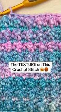Aligned Cobble Stitch Crochet Tutorial | Easy 2-Row Repeat for Cozy Projects 🧶