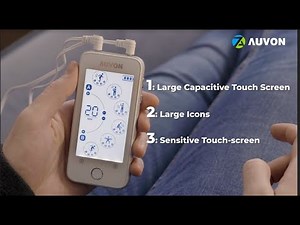 AUVON Touchscreen TENS Unit Muscle Stimulator| 24 Modes Dual Channel TENS Machine
