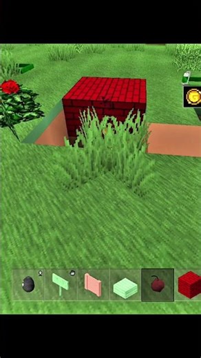 Bomb Blast mini block craft sad video #shorts