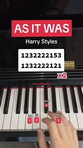 Piano Musicalité: Apprenez As it Was Facilement