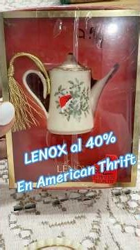 LENOX finds for $3! 😱 I found treasures at American Thrift ✨