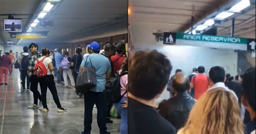 Así fue la explosión en un andén de la Línea B del Metro CDMX
