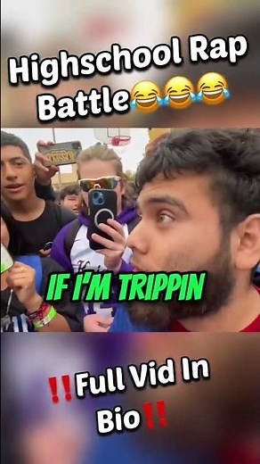 GOOFY HIGHSCHOOL RAP BATTLE😂😂😂💀 #shorts #subscribe #rap