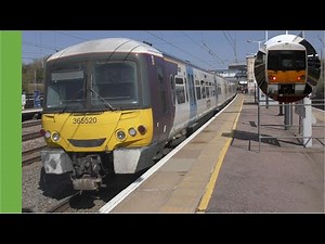 Class 365 departs Huntingdon