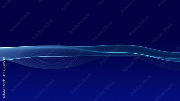 blue gradient bg with elegant motion line combination fade and dark blue background. best for overlay project design like presentation, motion graphics, festive bg for various events or etc Stock Video