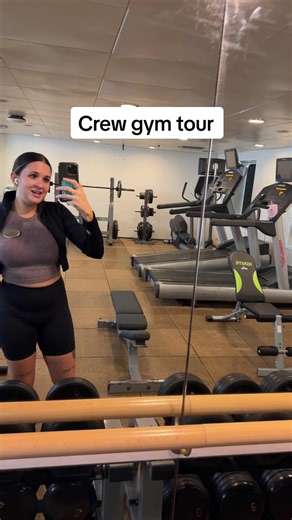 Cruise ship employee gym tour #cruiseship #cruisetok #cruiseshipcrew #cruiseshipemployee #belowdeck #travelcrew #cruiseshipcrewlife #traveltiktok #fyp #grwm #morningroutine #cruiseshiplife #travelcreator