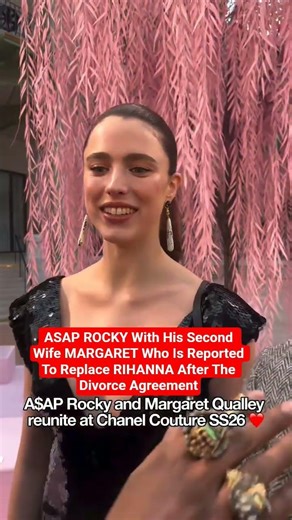 ASAP ROCKY With His Second Wife MARGARET Who Is Reported To Replace RIHANNA After The Divorce