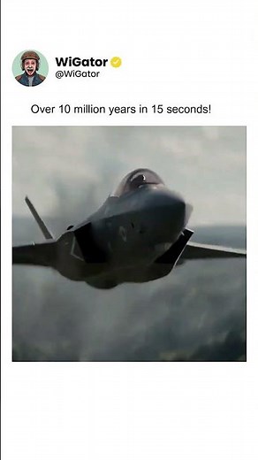 Over 10 million years in 15 seconds!