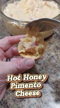 Hot Honey Pimento Cheese #recipe #easyrecipe #cheese