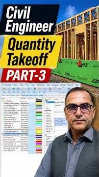 PlanSwift Quantity Takeoff Tutorial | Duplex House Framing & BOQ | Civil Engineering