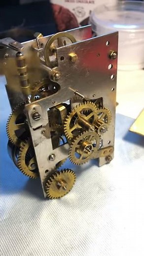 The mechanism of clock Junghans Joker 1895-1896...
