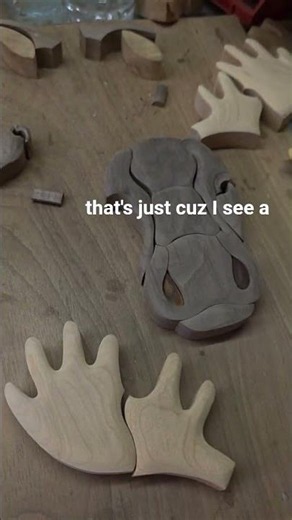 moose project #woodworking #woodworking #woodscraft #wood #wooddesigner #woodstatue