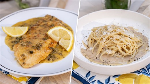 Sole piccata and cacio e pepe: Get these classic Italian recipes