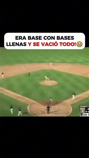 Se vaciaron las bases de manera muy extraña🤯 #beisbol