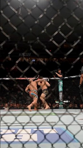 Alex Pereira finishes Magomed Ankalaev! 🚨 #ufc320