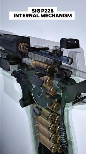 SIG P226 – Internal Mechanism #shorts