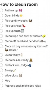 How to clean a messy home #cleaning #checklist #cleaningschedule