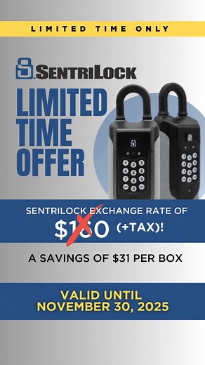 ✨ LIMITED TIME OFFER It’s time to trade in your old lockbox and step up to the new, state-of-the-art SentriGuard Bluetooth Lockbox. Special Offer: Bring in your old lockbox and get $31 off — pay just $129 plus tax (regularly $160). #SDAR #SentriLock #RealEstateTools #RealtorLife | San Diego Association of REALTORS® | Facebook