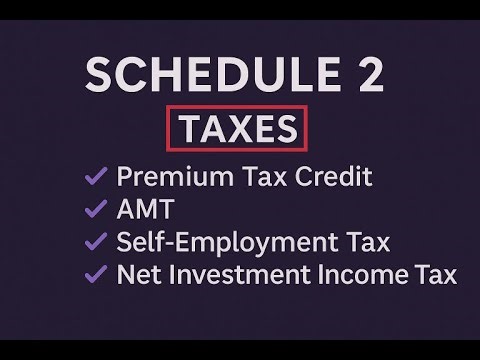 Part 5 | Schedule 2 | Additional Taxes