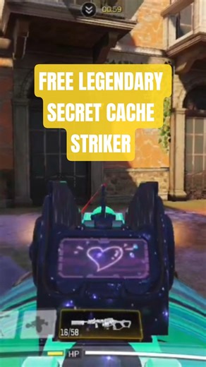 FREE LEGENDARY SHOTGUN SECRET CACHE #codm