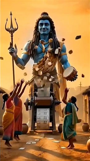 bhole Baba De De note 56 ki machine 🤣💸💸 #shorts #youtubeshorts