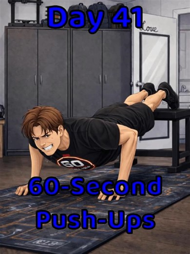 Day 41 of my 60-second push-up challenge. Today I got 34 feet-elevated push-ups. Still just short of my PR, but the strength is holding steady. Consistency continues to matter more than hitting a new number every day. #60SecondRelief #DailyProgress #60SecondChallenge #PushUpChallenge #pushupchallenge #pushups #BodyweightWorkout #calisthenics #NoExcuses #bodyweighttraining #60secondchallenge #fitnesschallenge #strengthtraining #ConsistencyWins #TrainEveryDay #upperbodyworkout #homeworkout #noequi