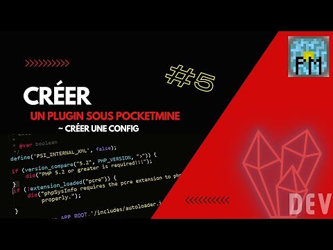 Comment créer un plugin pocketmine #5 ~ les configs