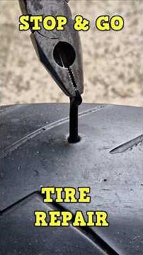 Motorcycle Tire Repair - Stop & Go #tirerepair #tiregun #motorcycletire #motorbiketire