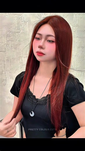 Power Of Hair Colour || #shorts #haircolor #girlhairstyle