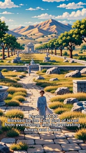 Psalms 41:13 | God's Love and Eternal Life #Shorts #Bible