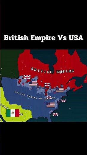 British invasion of USA in Modern Wars #warsimulation #history #mapping