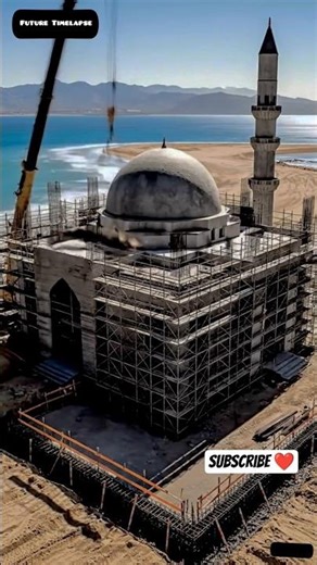 Mosque 🕌 Timelapse 20 Second | restoration #islamicstatus #timelapse