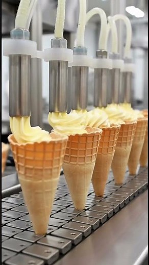 Ice Cream Factory Process 🍦 | How Ice Cream Is Made #factory #howitsmade #automation #industrial