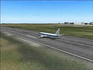 Better looking flight simulator crash