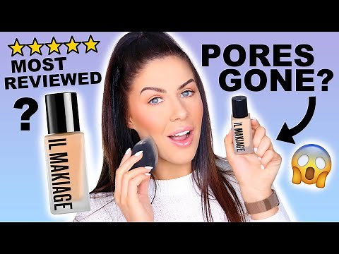 TESTING THE IL MAKIAGE FOUNDATION! REVIEW & 12 HOUR WEAR TEST! IS IT WORTH THE HYPE!?