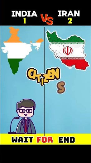 India Vs Iran⚔️। Full Comparison #viral