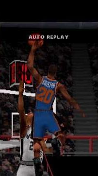 Above the rim dunks in NBA Live 2000! 🔥🏀🎮 #bballvideogames