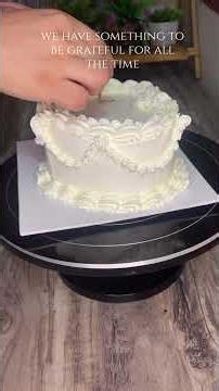 Cake Decore | Simple And Elegant Cake Decore |Bridal Shower Cake Design | Vintage Cake design