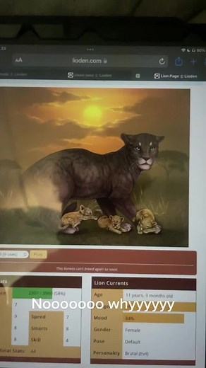 Dirty and Infertile Rosette - Lioden Lion Giveaway