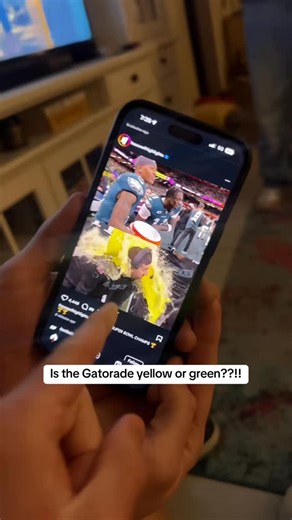 It’s definitely yellow 🟡 #nfl #football #gatorade | Parker Pannell