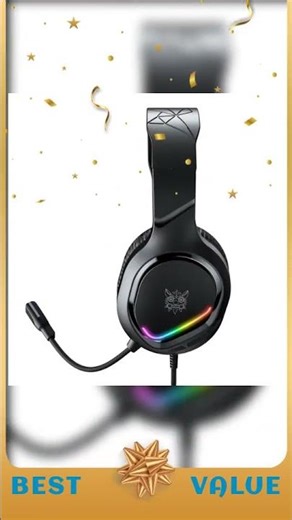 Rgb Gaming Headset With Mic 2.2M Cable Black