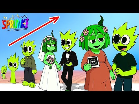 Sprunki NEW Growing up Compilation | Sky Wow