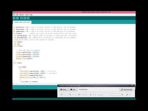 Rotating the dc motor in both directions using arduino uno