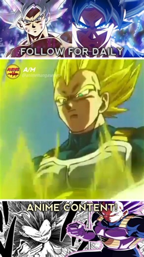 Vegeta trun into super saiyan broly shocked #vegeta #broly #dbz #gokubeast