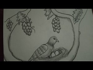 Kabutar ki painting Kaise banaen #viral # shaid painting