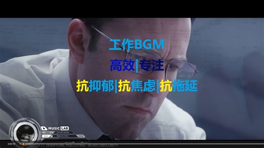 【WorkMusic】【工作BGM】【提高生产力】提高专注力的工作背景音，抗焦虑|抗抑郁|防止拖延症，Here we go~ JUST DO!!